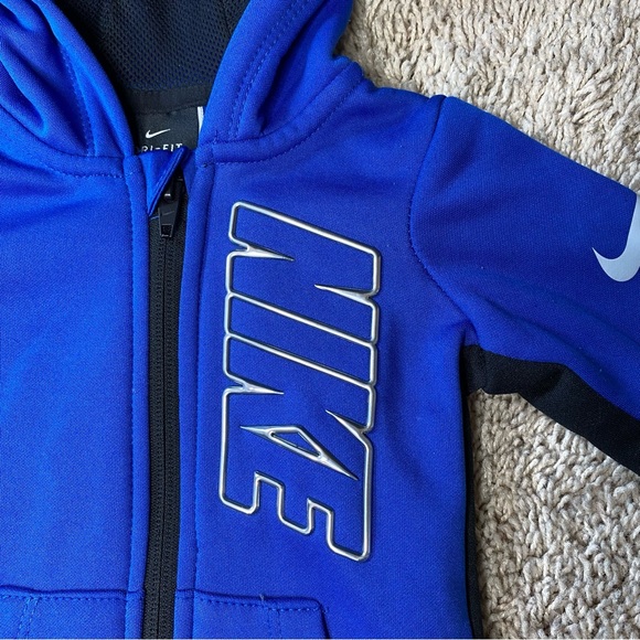 Nike Jumpsuit, Blue & Silver, Infant Size 9 Months - Picture 2 of 8
